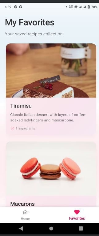 Sweet Recipes App Screenshot 6
